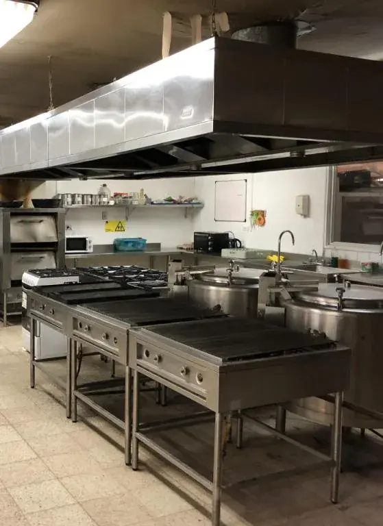 Cocina industrial del hotel