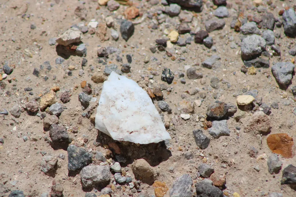 Detalle de piedras volcánicas del altiplano